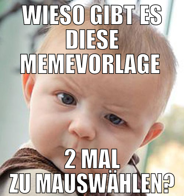 wieso gibt es diese memevorlage  2 mal zu mauswähl