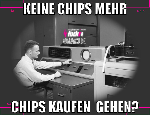 Keine Chips mehr Chips kaufen  gehen?