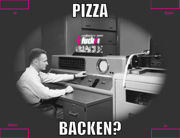 pizza backen?