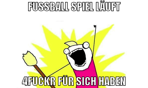 fussball spiel läuft 4fuckr für sich haben