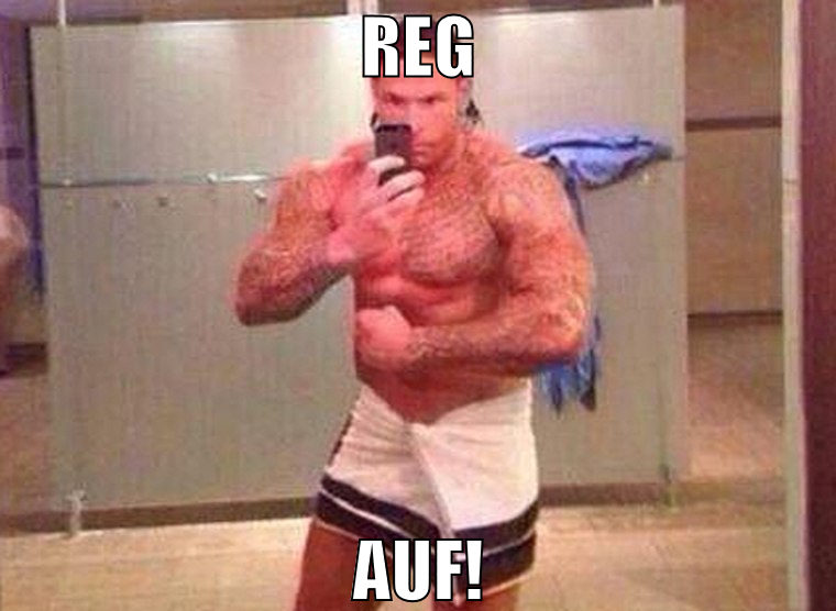 reg auf!