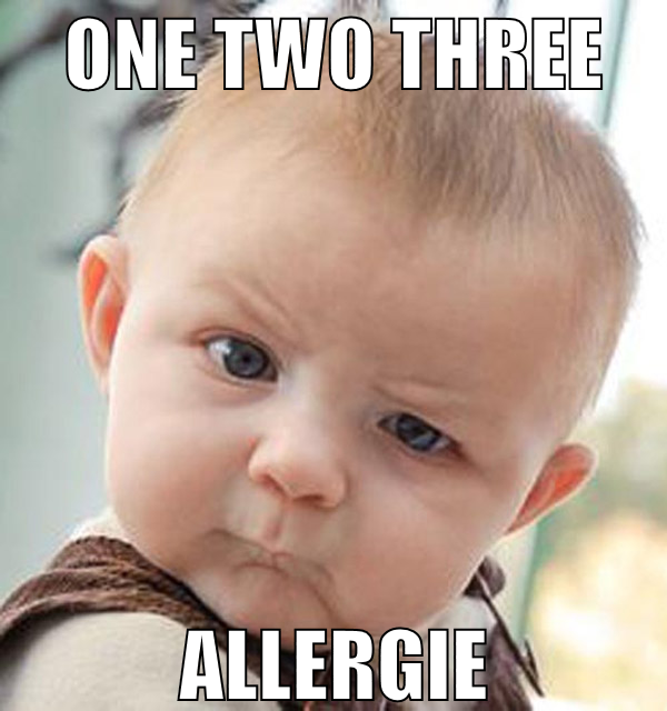 one two three allergie