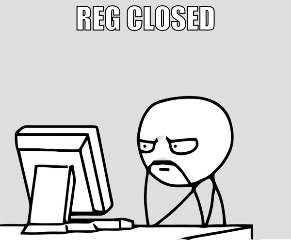 reg closed
