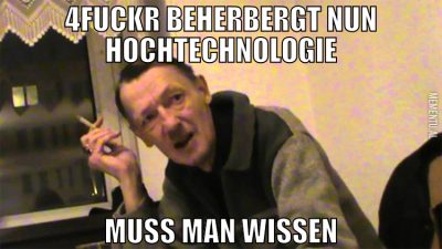 4fuckr beherbergt nun hochtechnologie Muss man wis