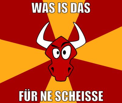 am arsch geleckt