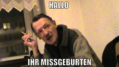 hallo  ihr missgeburten