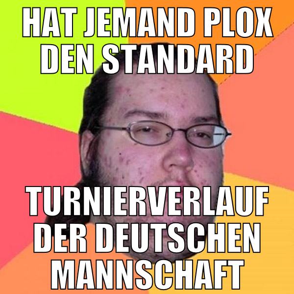 Hat jemand plox den standard turnierverlauf der de