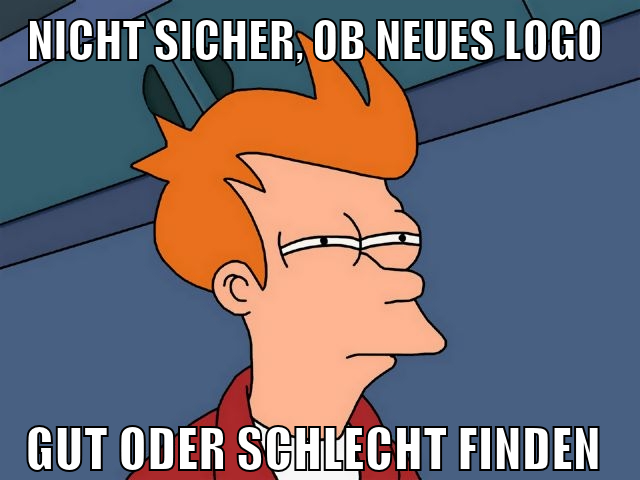 nicht sicher, ob neues logo gut oder schlecht find