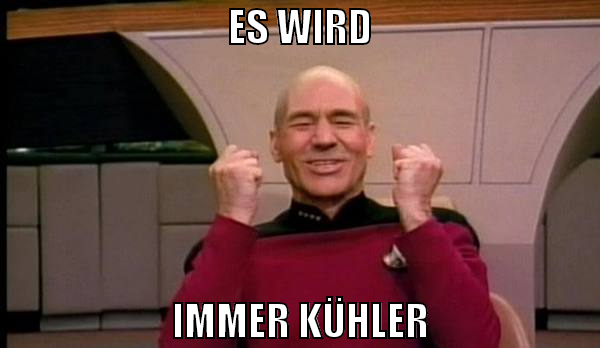 ES WIRD IMMER KÜHLER