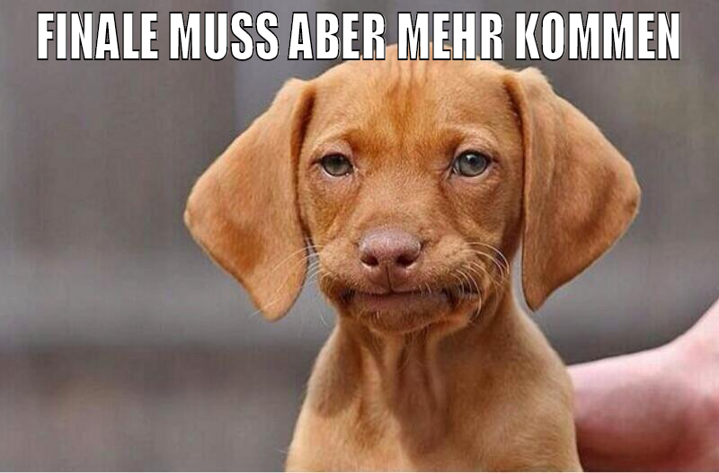 FINALE MUSS ABER MEHR KOMMEN