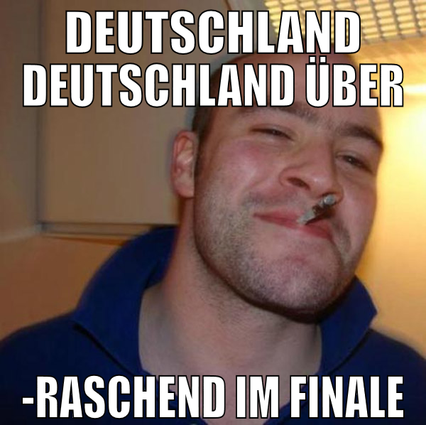 deutschland deutschland über -raschend im finale