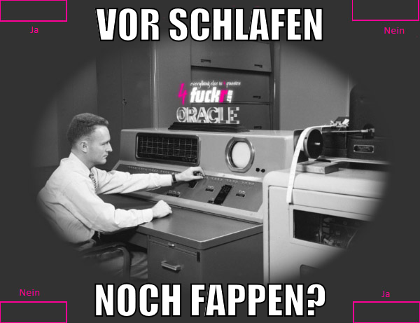 Vor Schlafen noch fappen?