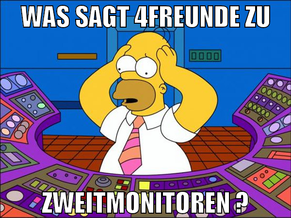 Was sagt 4Freunde zu zweitmonitoren ?
