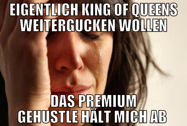 eigentlich king of queens weitergucken wollen das