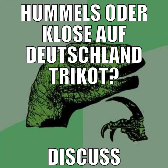Hummels oder Klose auf Deutschland Trikot? Discuss