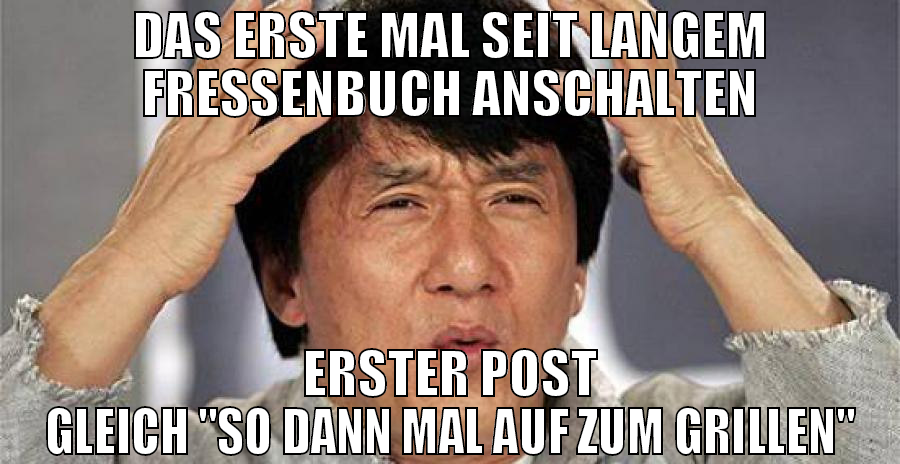 DAS ERSTE MAL SEIT LANGEM FRESSENBUCH ANSCHALTEN E