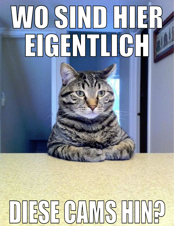 wo sind hier eigentlich diese cams hin?