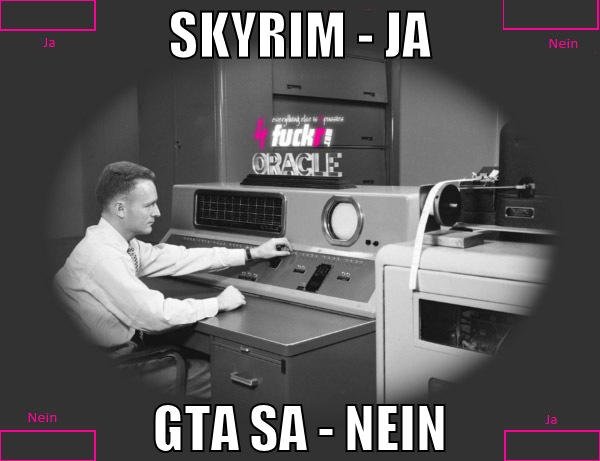 skyrim - ja gta sa - nein