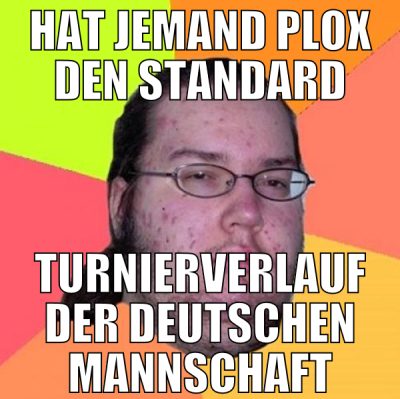 Hat jemand plox den standard turnierverlauf der de