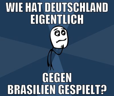 Wie hat Deutschland eigentlich gegen Brasilien ges