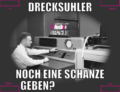 drecksuhler noch eine schanze geben?