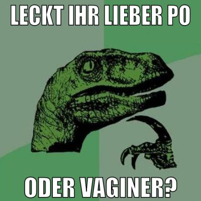 leckt ihr lieber Po oder vaginer?