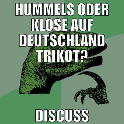 Hummels oder Klose auf Deutschland Trikot? Discuss