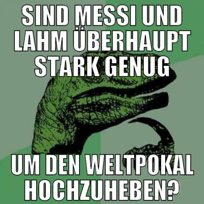 sind messi und lahm überhaupt stark genug um den w