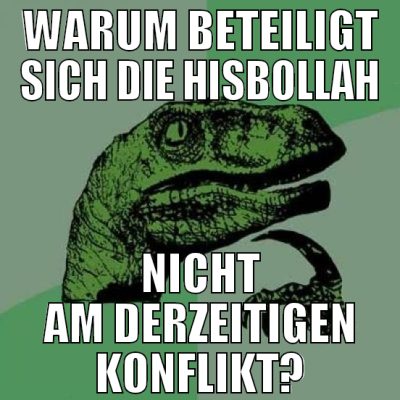 warum beteiligt sich die hisbollah nicht am derzei