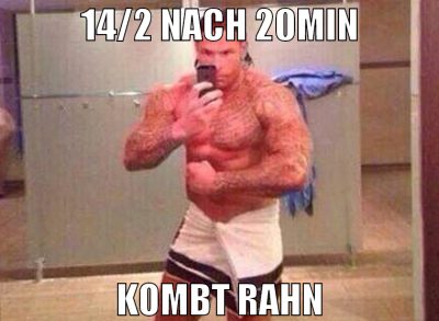 14/2 nach 20min kombt rahn