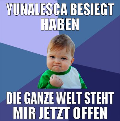 yunalesca besiegt haben die ganze welt steht mir j