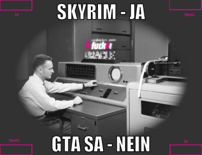 skyrim - ja gta sa - nein