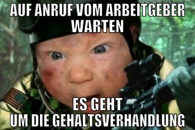 auf anruf vom arbeitgeber warten es geht um die ge