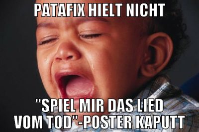 Patafix hielt nicht "Spiel mir das Lied vom Tod"-P