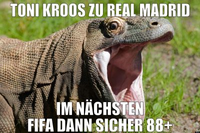 TONI KROOS ZU REAL MADRID IM NÄCHSTEN FIFA DANN SI