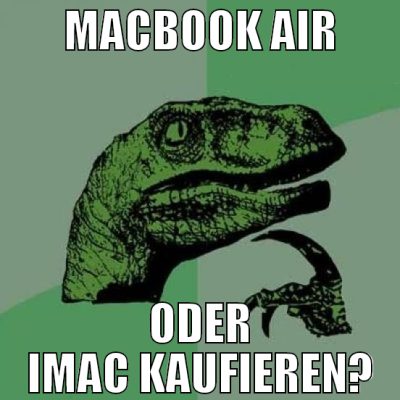 MACBOOK AIR ODER IMAC KAUFIEREN?