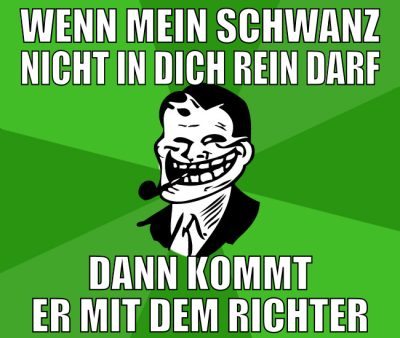 Wenn mein Schwanz nicht in dich rein darf dann kom