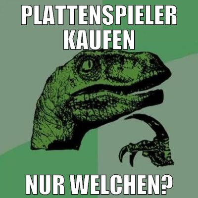 plattenspieler kaufen nur welchen?