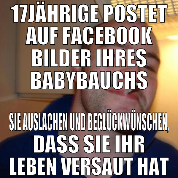 17jährige postet auf facebook bilder ihres babybau