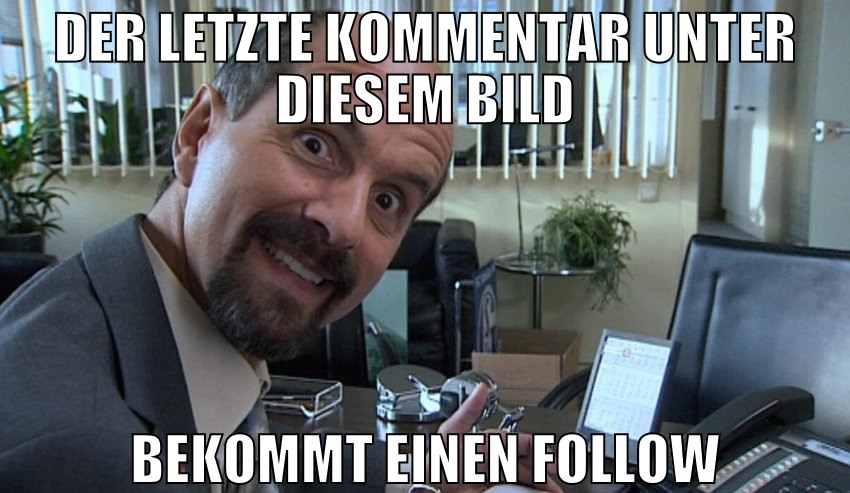 der letzte kommentar unter diesem bild bekommt ein