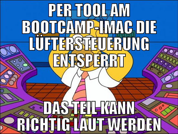 PER TOOL AM BOOTCAMP-IMAC DIE LÜFTERSTEUERUNG ENTS