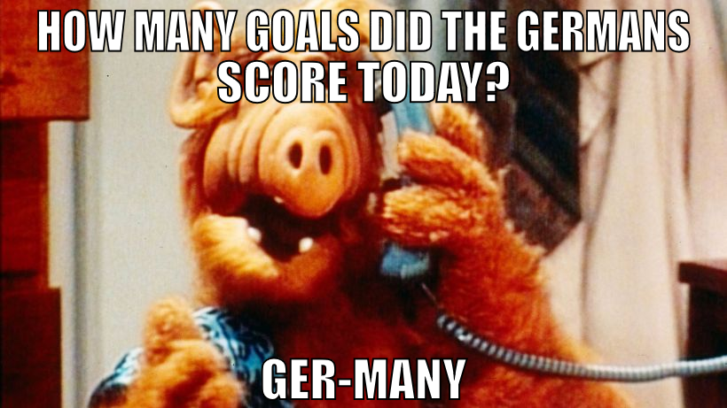how many goals did the germans score today? ger-ma
