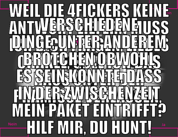 weil die 4fickers keine antwort liefern muss ich d