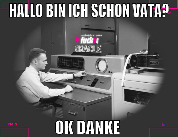 hallo bin ich schon vata? ok danke