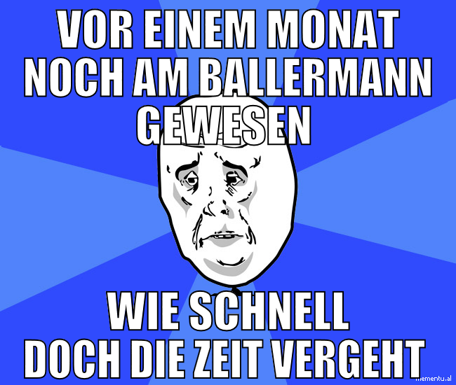 vor einem monat noch am ballermann gewesen  wie sc