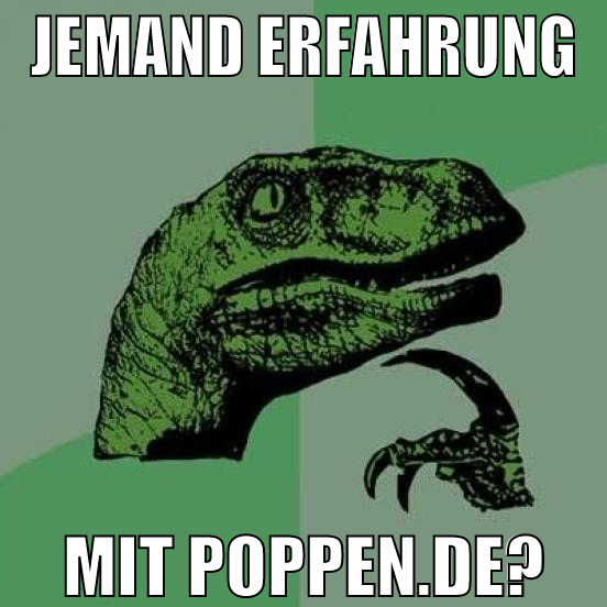 jemand erfahrung mit poppen.de?