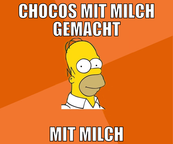 chocos mit milch gemacht mit milch