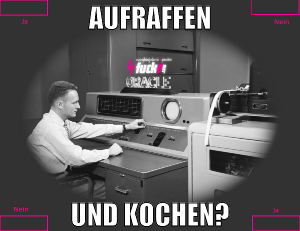 Aufraffen und kochen?