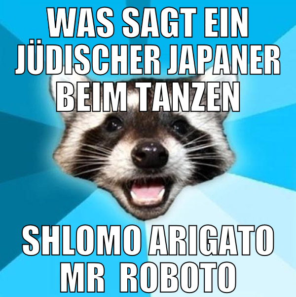 was sagt ein jüdischer japaner beim tanzen shlomo