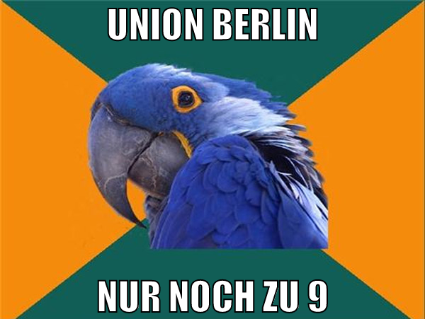 union berlin nur noch zu 9